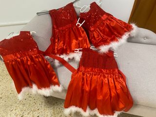 Vestidos niñas Fotografía Navidad 