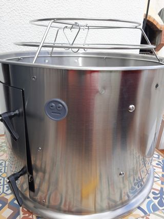 Ahumador barbacoa inox de 47 cm