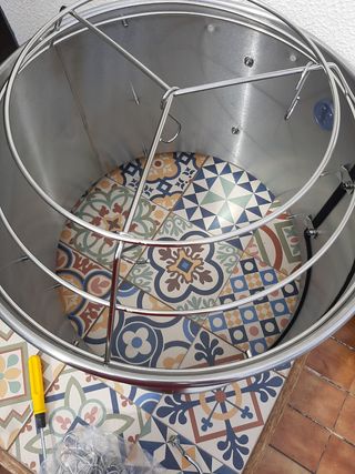 Ahumador barbacoa inox de 47 cm