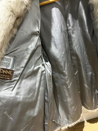 Chaquetón piel zorro