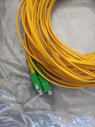 Cable bifibra óptica 10 metros (IDEAL PARA ROUTER)