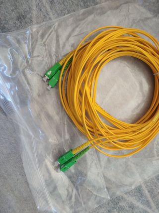 Cable bifibra óptica 10 metros (IDEAL PARA ROUTER)