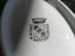 NAVIDAD, SALSERA BLANCA PORCELANA