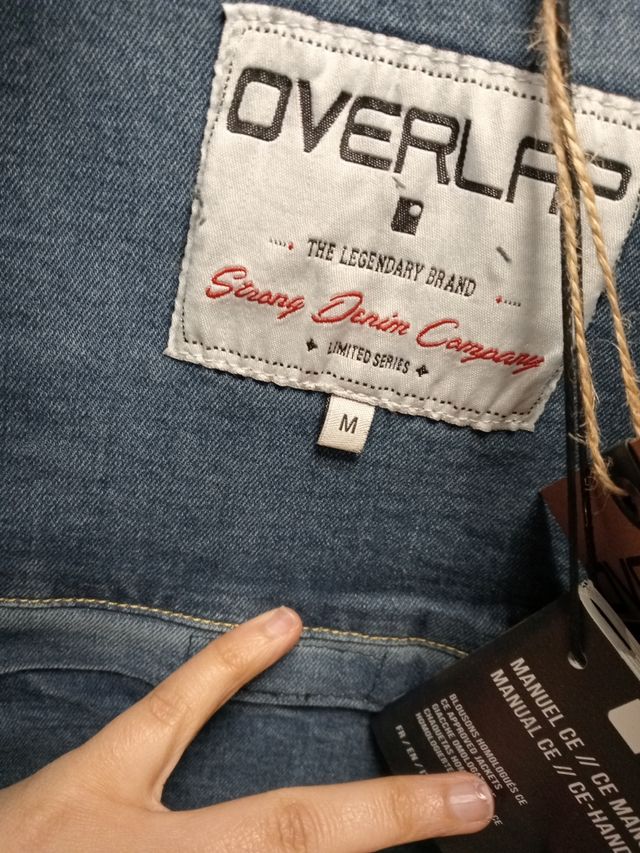 Cazadora vaquera overlap M