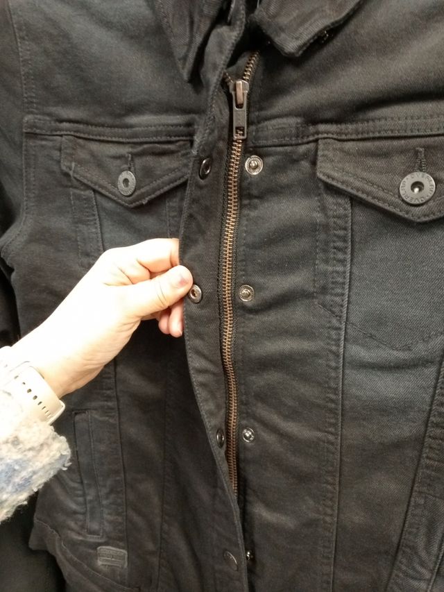 Cazadora vaquera overlap