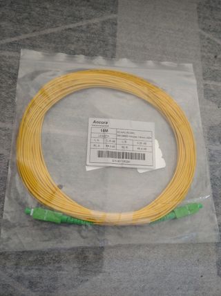 Cable fibra óptica 15 metros ( IDEAL PARA ROUTER )