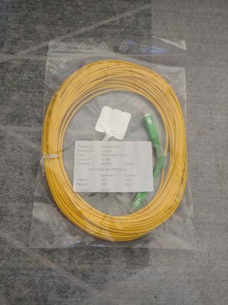 Cable fibra óptica 18 metros ( IDEAL PARA ROUTER )