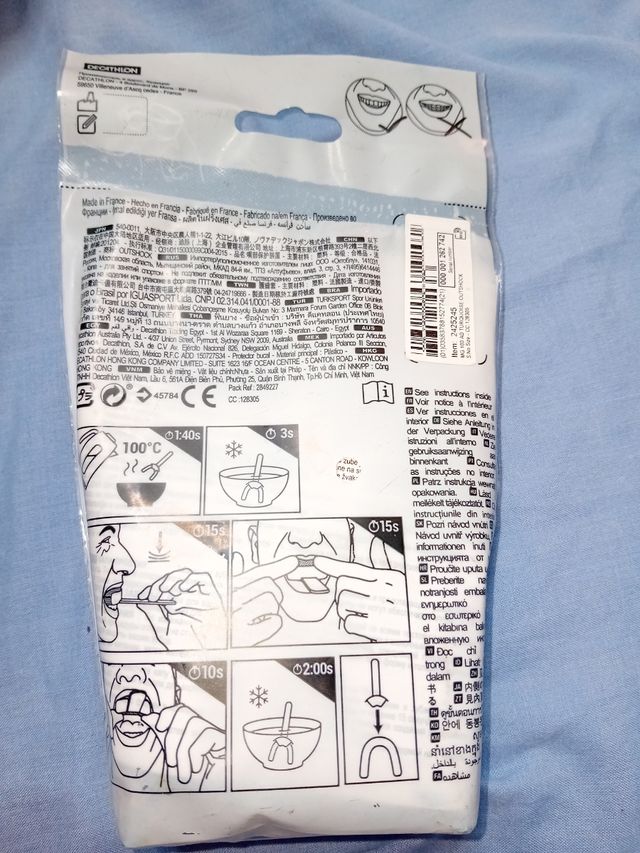 Protector bucal de boxeo