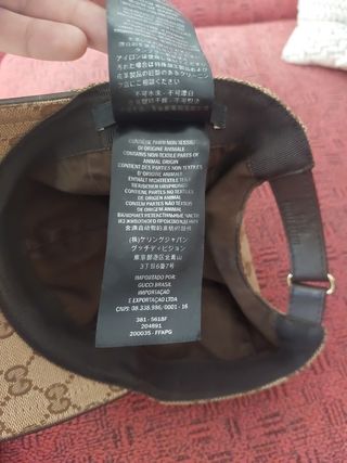 Gorra gucci 100% original