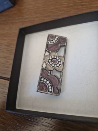 Conjunto anillo, pendientes y gargantilla