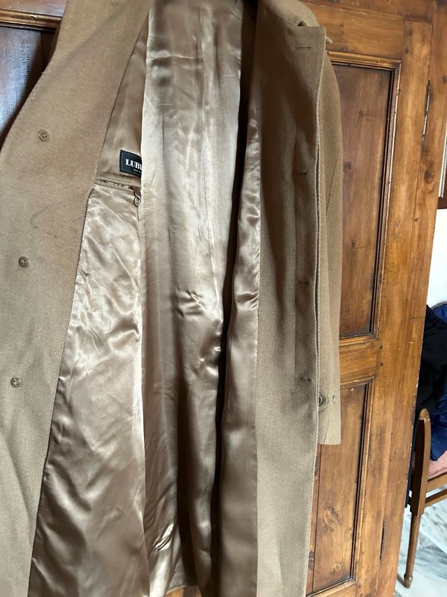 Cappotto uomo Lubiam color cammello pura lana