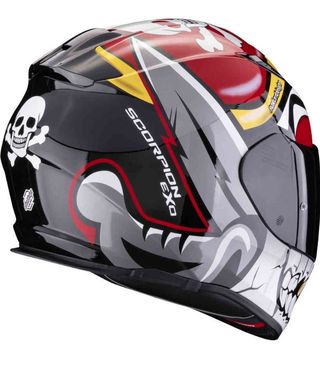 ¡20%DTO! SCORPION CASCO EXO-491 PIRATE RED