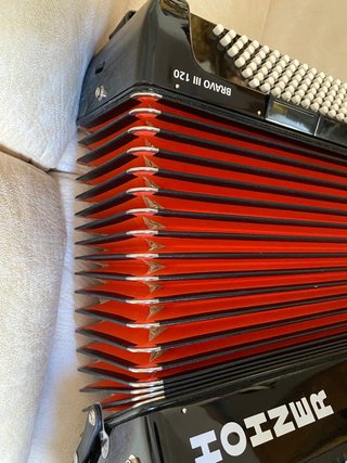 acordeón Hohner III BRAVO 120  bajos
