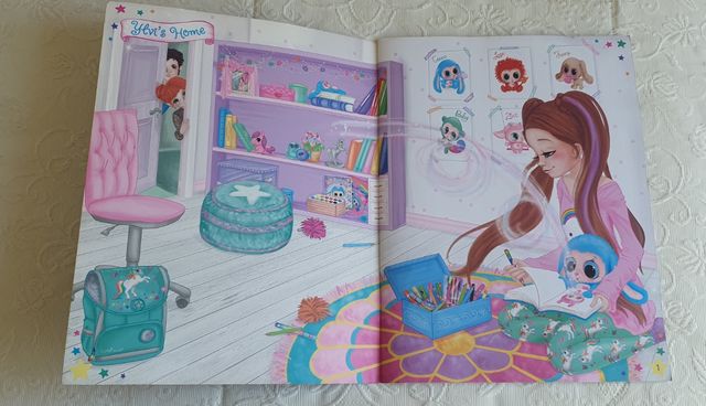 Carpeta "Nueva" con 200 stickers y muchas páginas