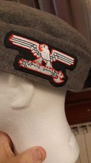 Berretto in panno WWII, del gruppo SS Italiane.