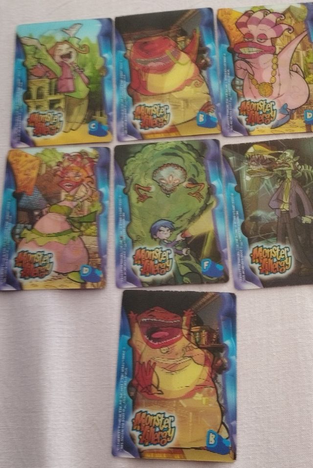 Cards lenticolari Monster Allergy