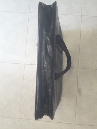 Bolso/ maleta de viaje de lujo artesanal. Piel.