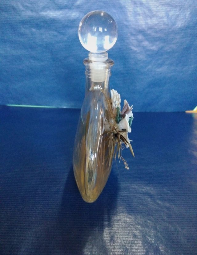 Frasco de vidro decorativo