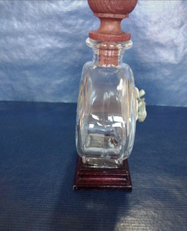 Frasco de vidro decorativo