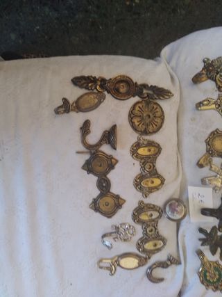 cogedores de bronce sujeta cortinas