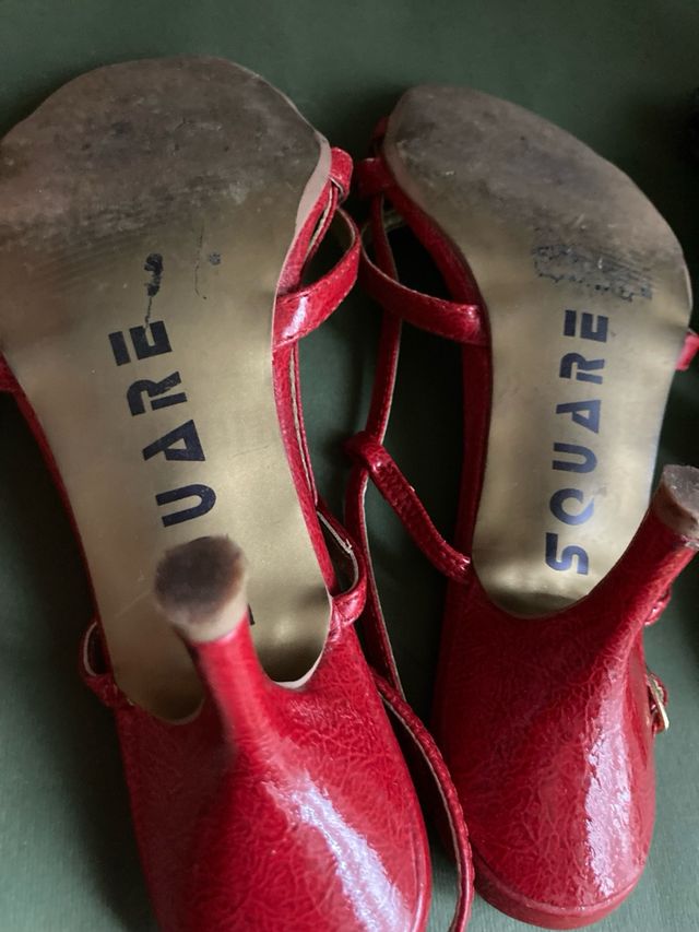 Sandali in pelle Square shoes