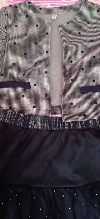 Completo elegante bambina 116 cm