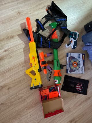 Pistolas nerf fornite