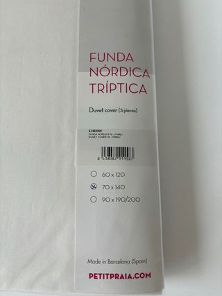 Funda nórdica cuna Family Petit Praia