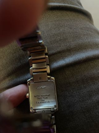 Reloj Cartier Tank Francaise acero y oro mujer