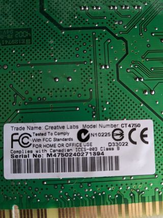 Tarjeta de Sonido