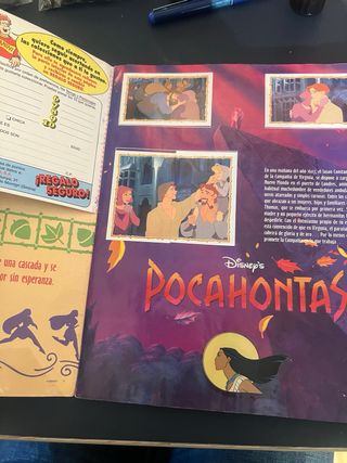 Album cromos pocahontas completo disney