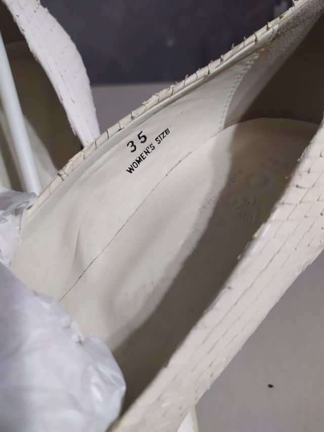 Décolleté donna Hogan in pelle pitonata