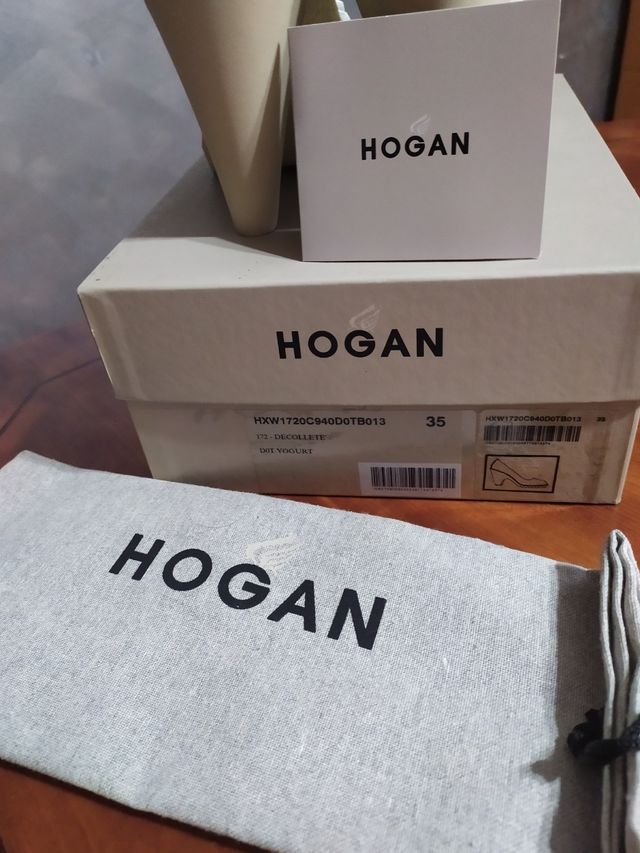 Décolleté donna Hogan in pelle pitonata