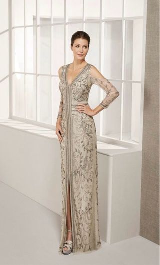 Vestido coctail Rosa Clará