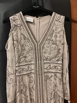 Vestido coctail Rosa Clará