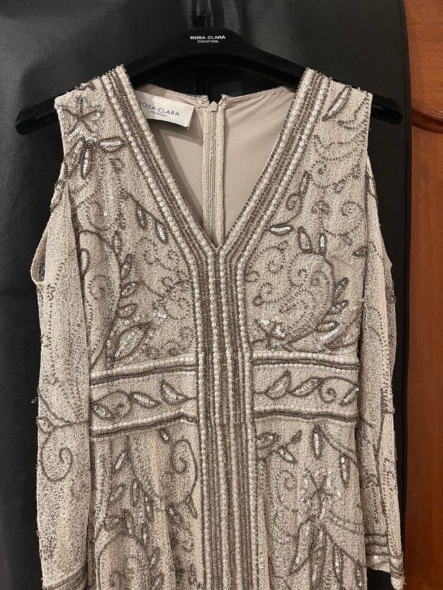 Vestido coctail Rosa Clará