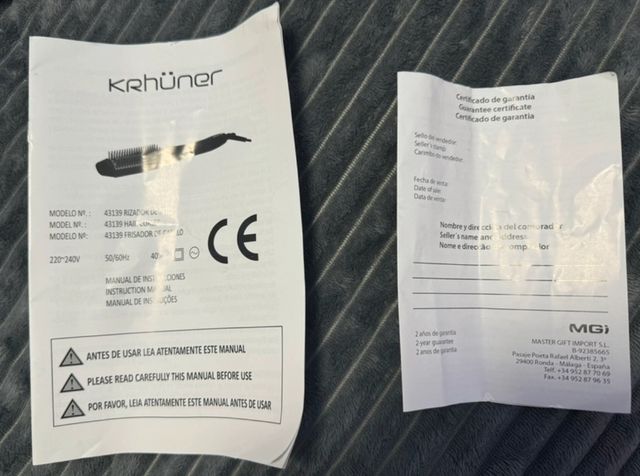 Rizador de pelo de Krhüner