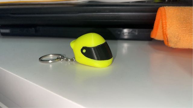 Portachiavi casco moto