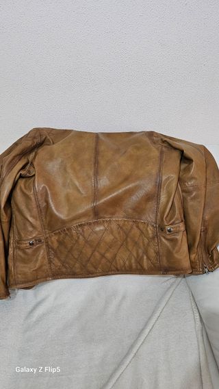 Cazadora piel Massimo Dutti 