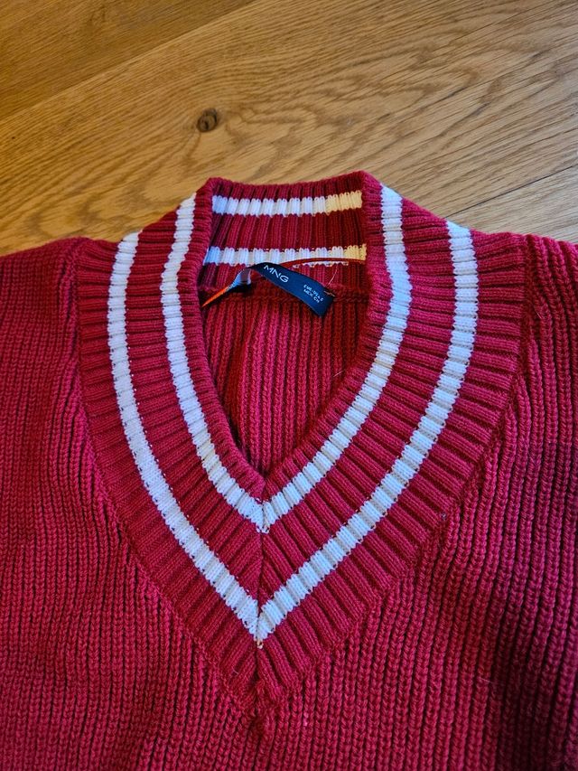 Jersey Mango rojo y blanco 