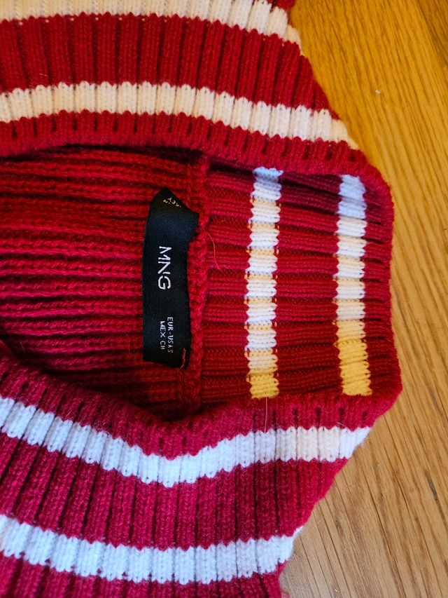 Jersey Mango rojo y blanco 