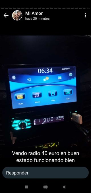 Radio DVD de pantalla 7"