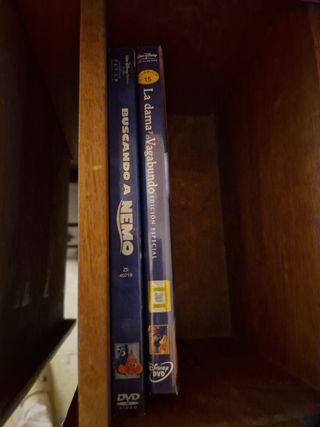 Pelicula infantil dama y vagabundo,buscando a nemo