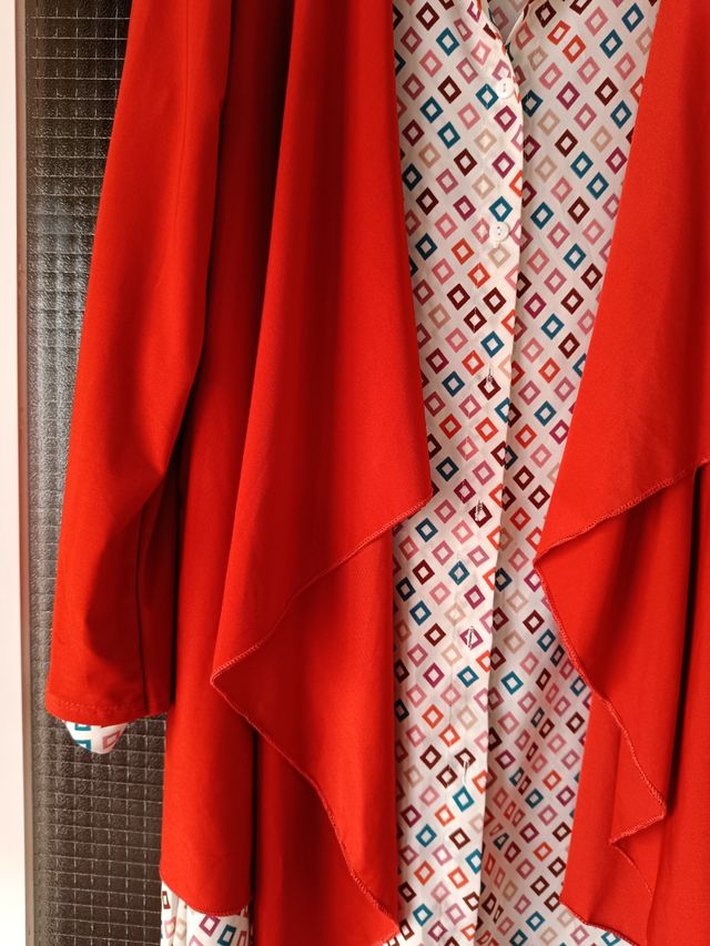 Conjunto blusa y cárdigan talla 3XL/46