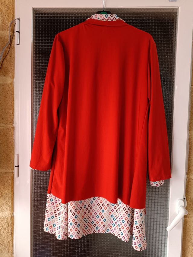 Conjunto blusa y cárdigan talla 3XL/46