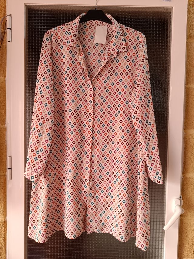 Conjunto blusa y cárdigan talla 3XL/46