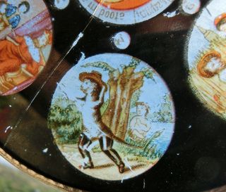 LINTERNA MÁGICA GATO CON BOTAS ERNST PLANK GERMANY