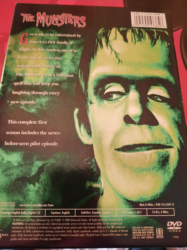 THE MUNSTERS TEMPORADA 1 DVD