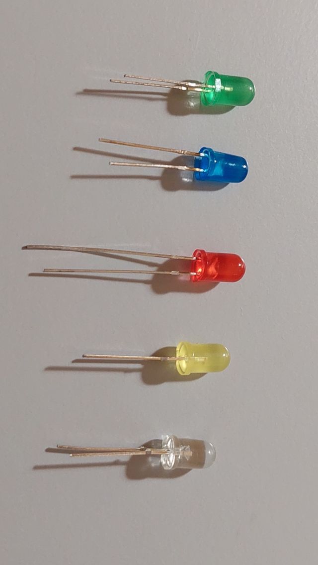 37 leds de 5 colores