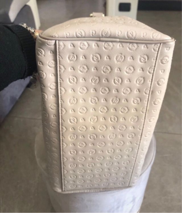 Borsa in pelle pollini beage 